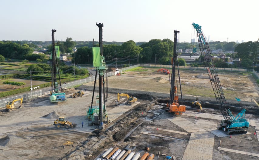 STEP-IT工法施工状況