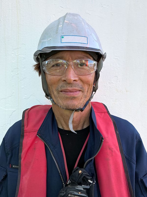 作業船「第1光号」船長 松尾さん